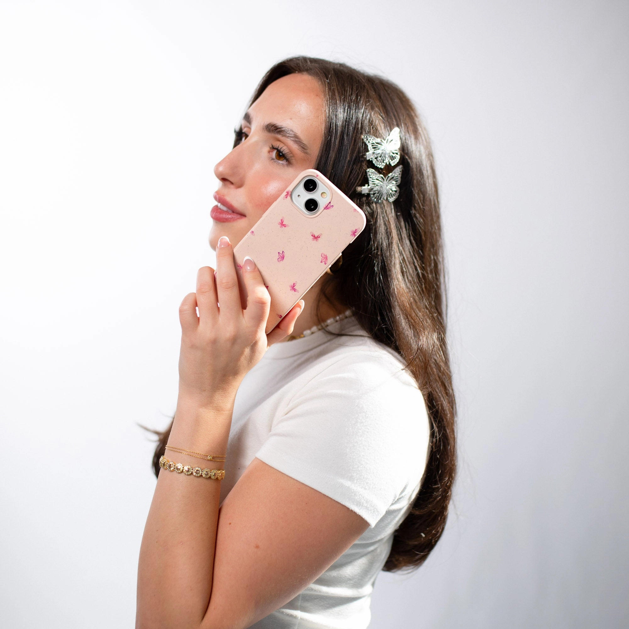 Seashell Lil Flutters iPhone 17 Pro Max Case Vivid Pattern Design