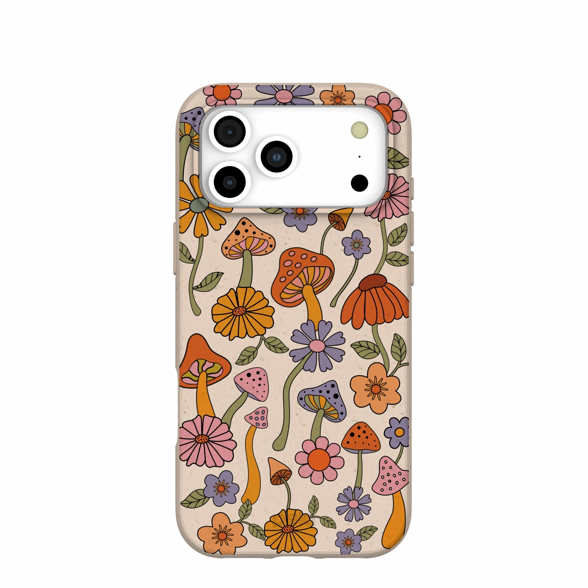 Grip Control Seashell Shrooms and Blooms iPhone 17 Pro Max Case