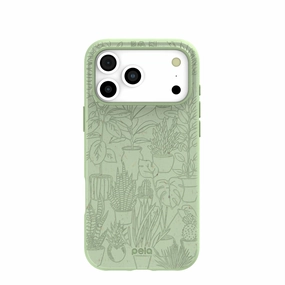 Sage Green Green Oasis iPhone 17 Pro Max Case Flexible Fit Universal Design