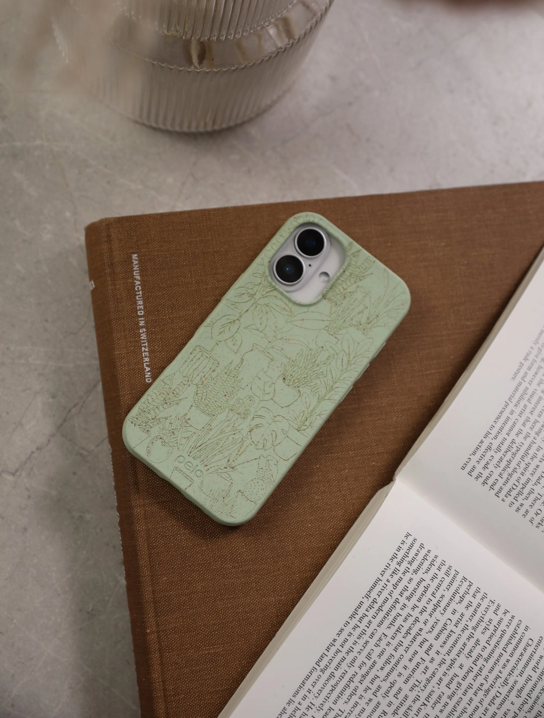 Premium Craft Sage Green Green Oasis iPhone 17 Pro Max Case