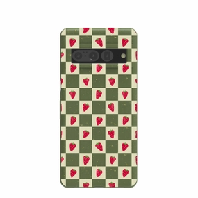 Slim Fit Design Forest Floor Strawberry Field Google Pixel 7 Pro Case