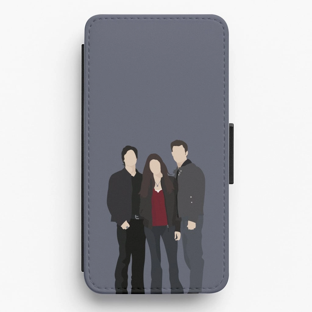 Main Characters - VD Flip / Wallet Phone Case Matte Look Design Durable Texture Layer