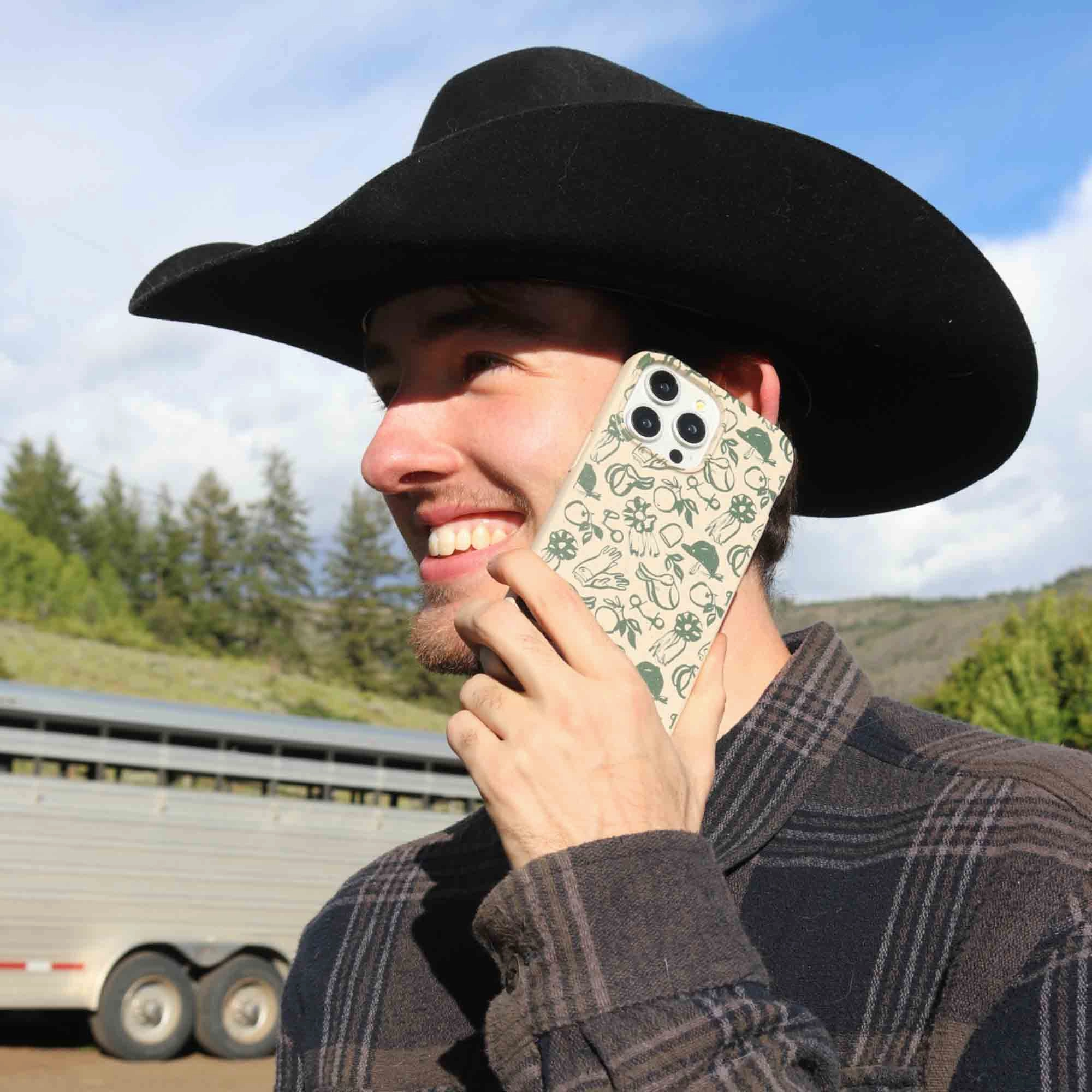 London Fog Equestrian iPhone 17 Pro Max Case Strong Frame Vibrant pattern