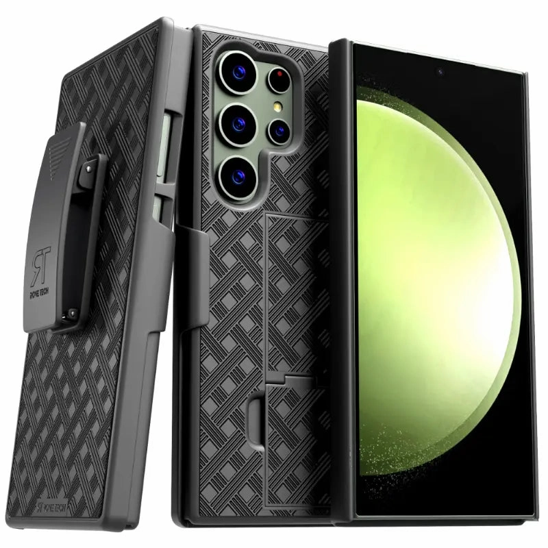 Protective Build Samsung Galaxy S24 Ultra (2024) Belt Clip Holster Phone Case