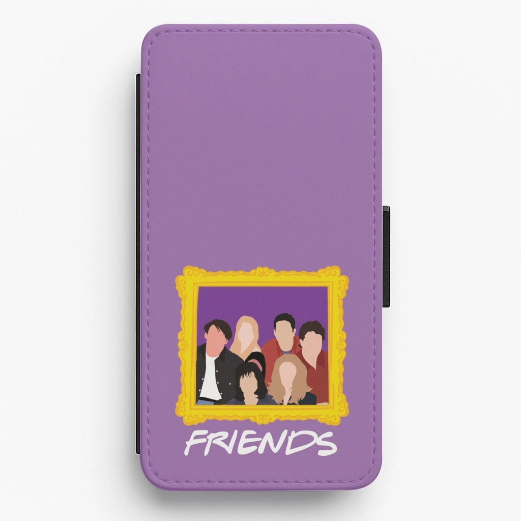 Cast Photo Frame Flip / Wallet Phone Case Refined Look Smooth Pattern Design