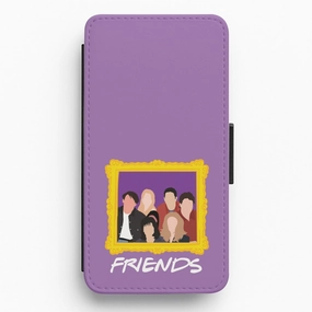 Cast Photo Frame Flip / Wallet Phone Case Refined Look Smooth Pattern Design