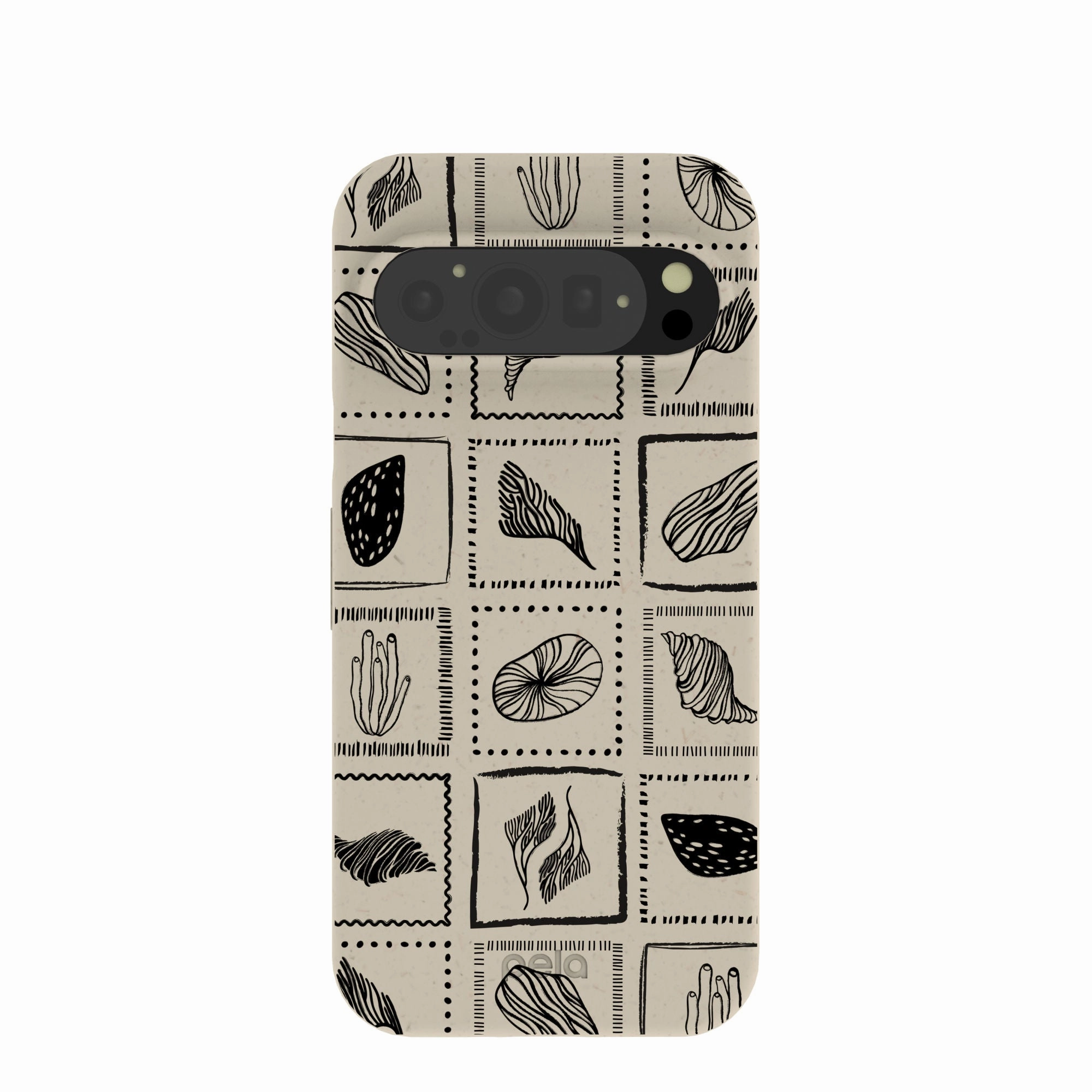 London Fog Coral Tiles Google Pixel 9/9 Pro Case Protective Layering Rugged Edge Texture