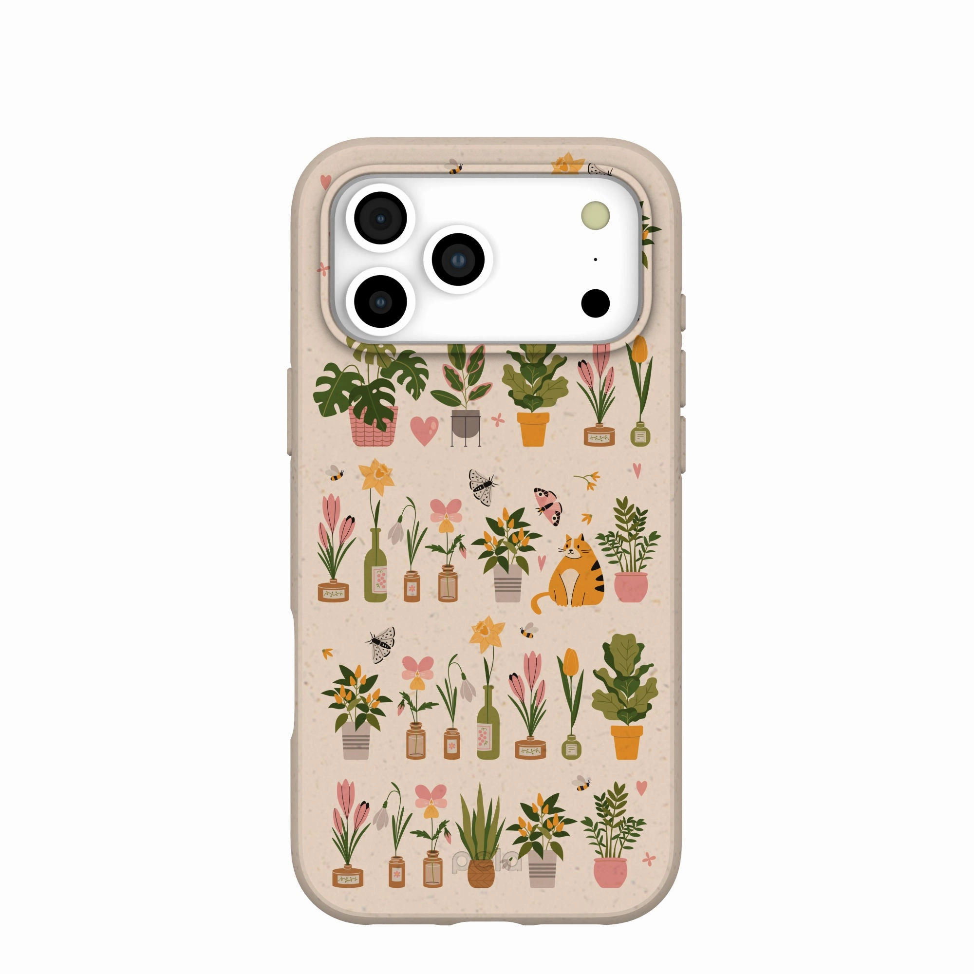 Seashell Plants and Blooms iPhone 17 Pro Max Case Matte Design Texture High End Look