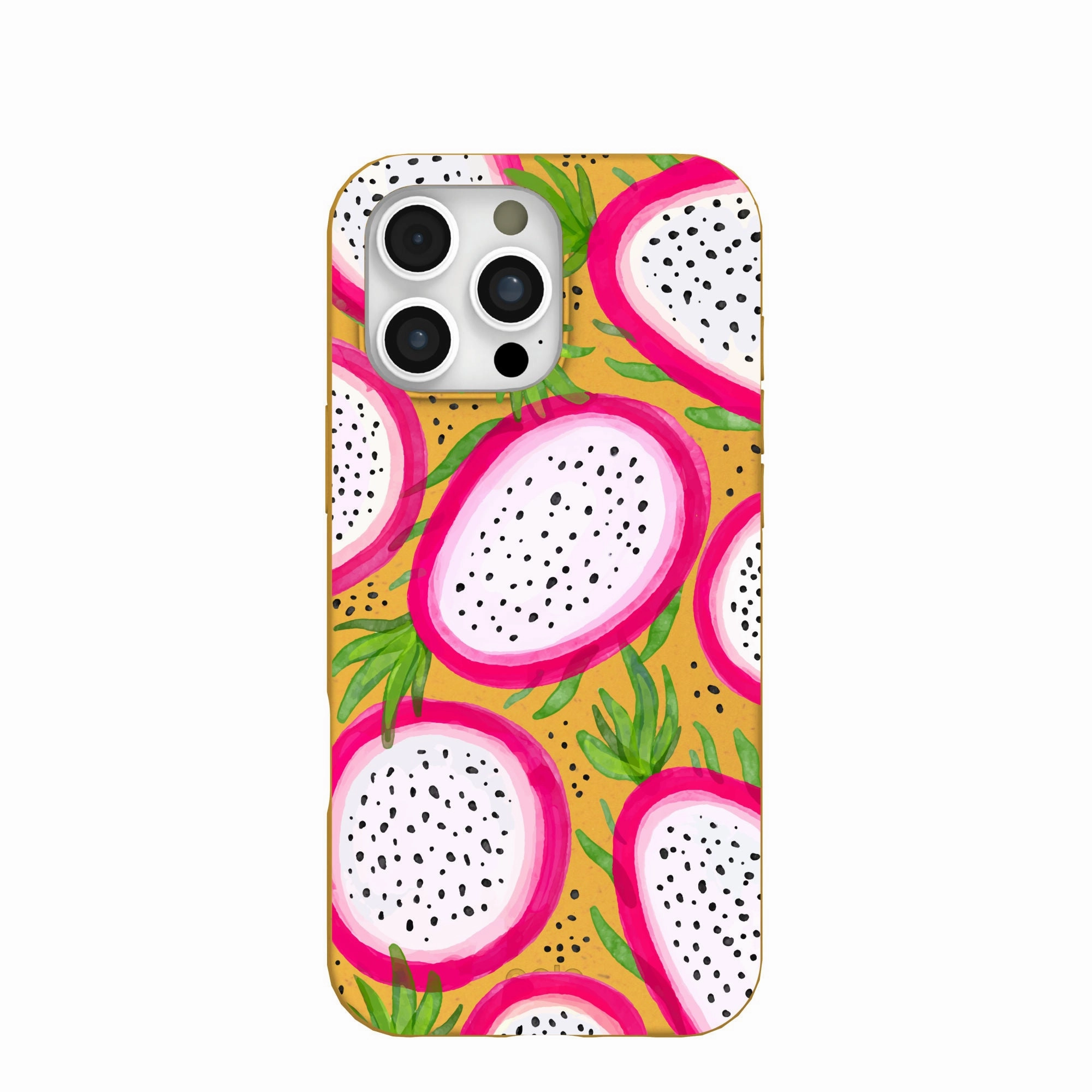 Minimal Aesthetic Color Pattern Honey Dragonfruit Pop iPhone 16 Pro Max Case