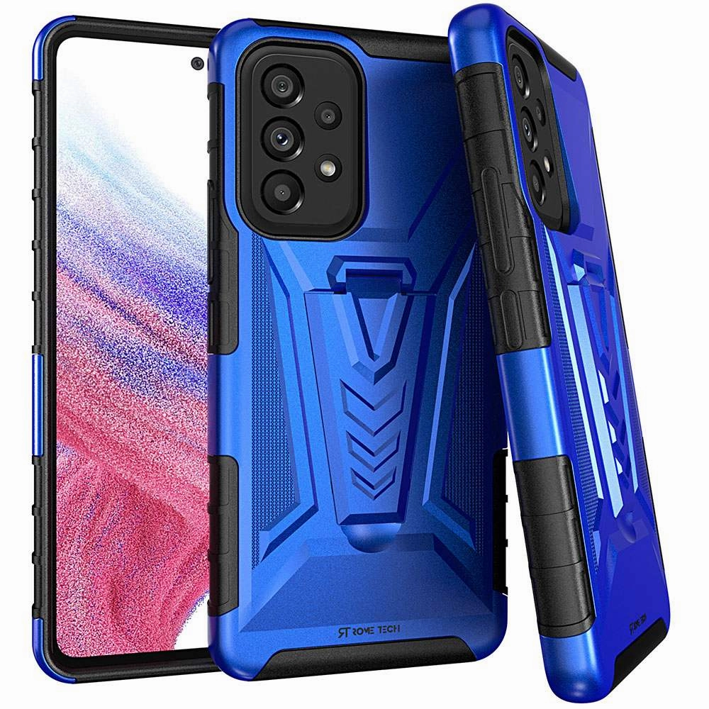 Samsung Galaxy A53 5G Dual-Layer Holster Case with Kickstand Comfort Design Layer Portable Shield