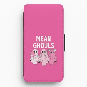 Mean Ghouls Flip / Wallet Phone Case Smooth Shield Minimal Edge Design