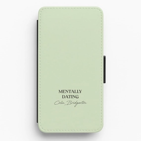 Reusable Material Comfort Texture Finish Mentally Dating Colin Bridgerton Flip / Wallet Phone Case