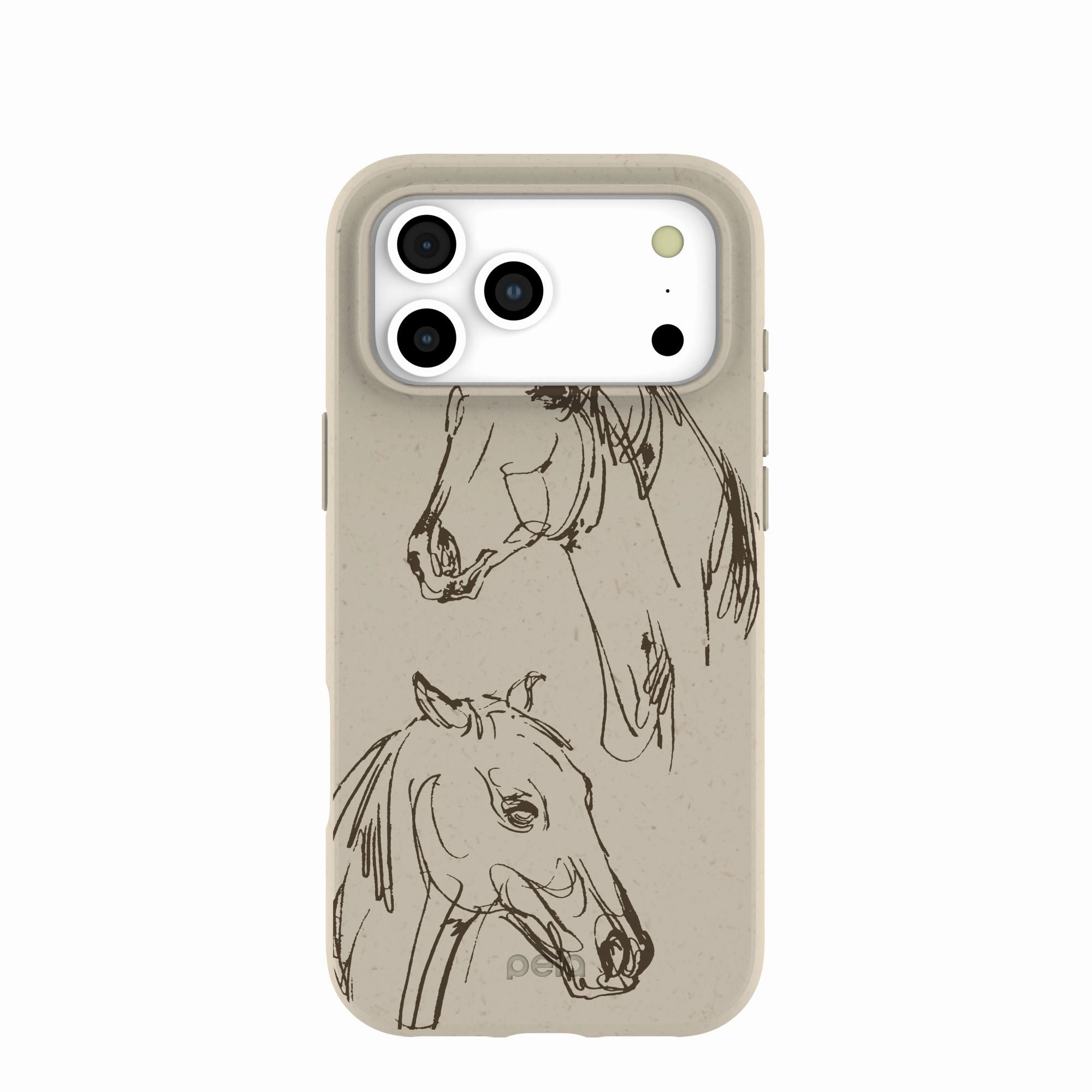 Matte Detail Protective Layer London Fog Equine iPhone 17 Pro Max Case