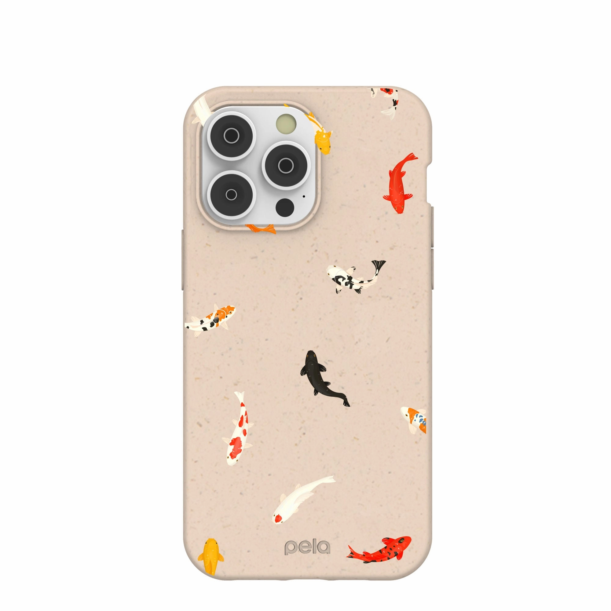 Seashell Lil Koi iPhone 14 Pro Max Case Hand Friendly