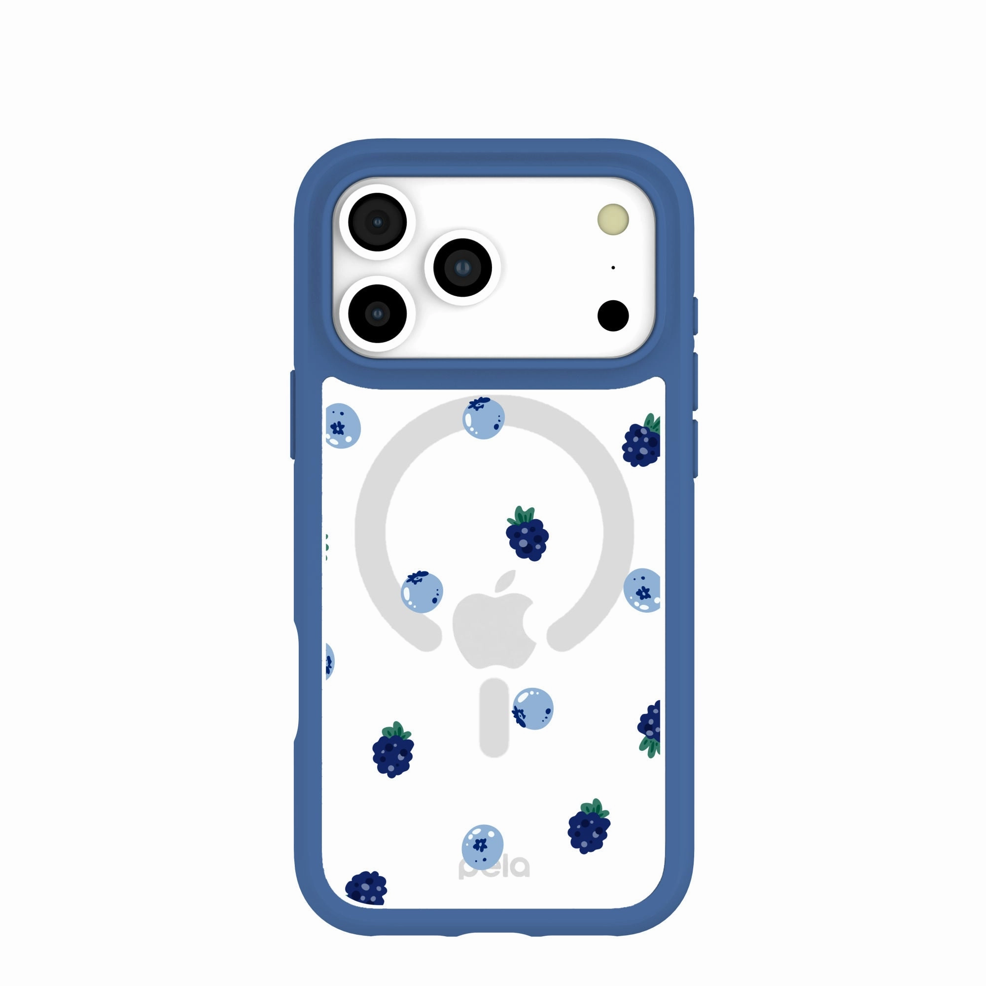 Clear Black and Blue iPhone 17 Pro Max Case With True Blue Ridge (MagSafe included) Hybrid Edge professional accessory