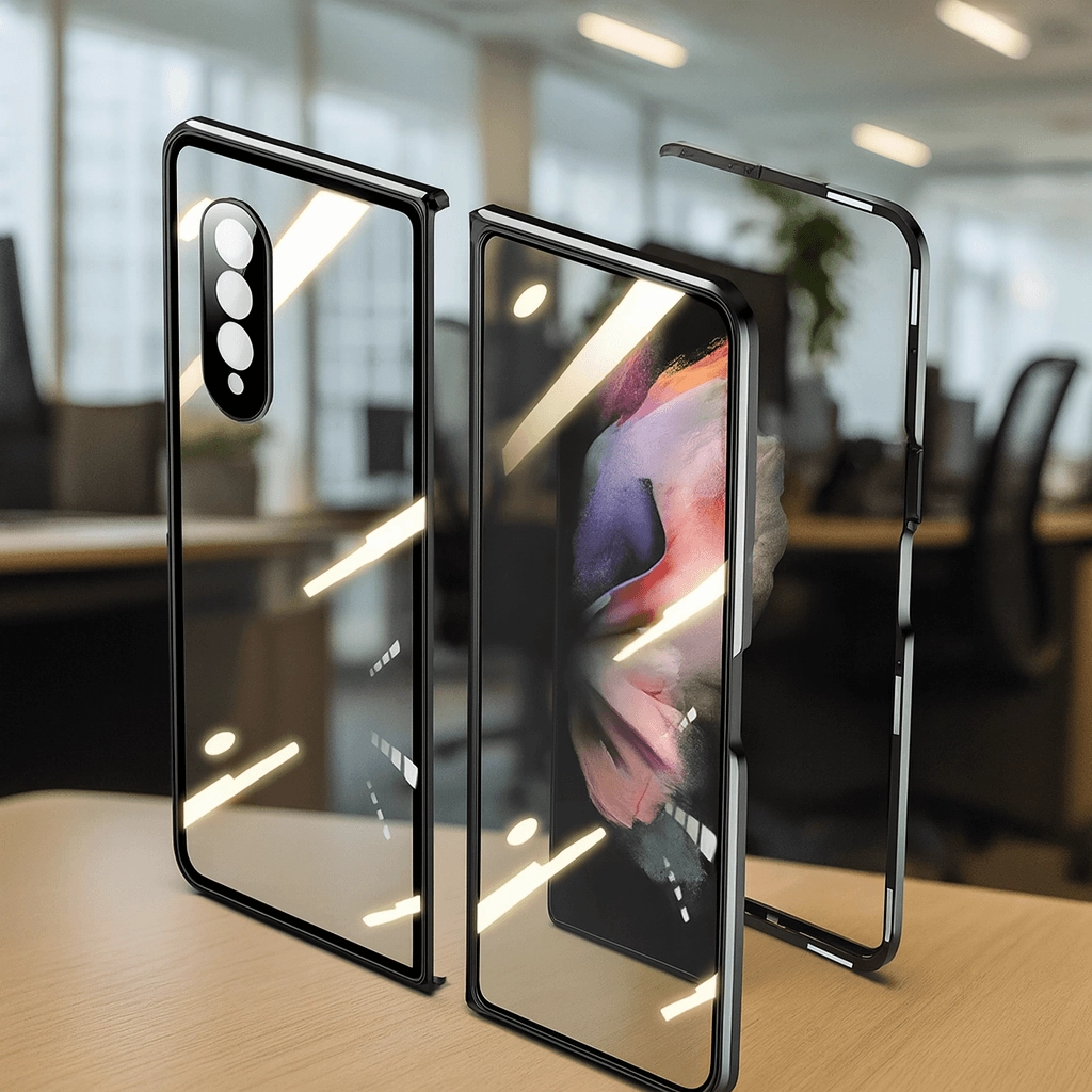 Galaxy Z Fold7 (Front Back) Protection Magnetic Fit Case Soft Material