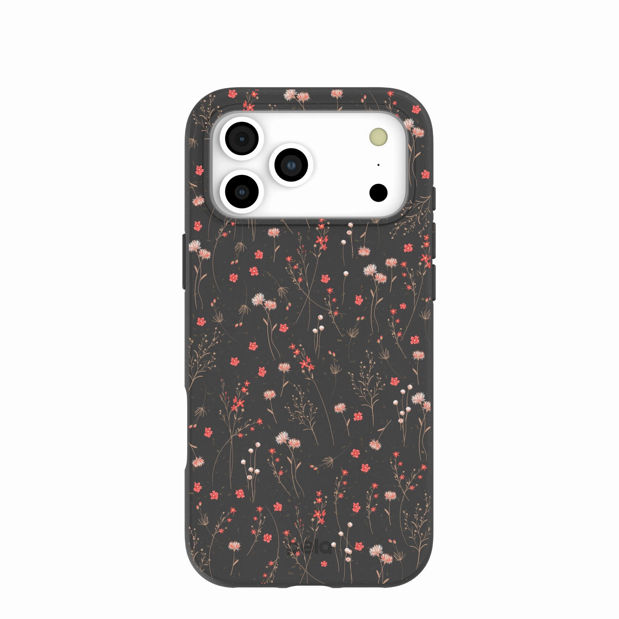 Black Night Garden iPhone 17 Pro Max Case Flexible Fit