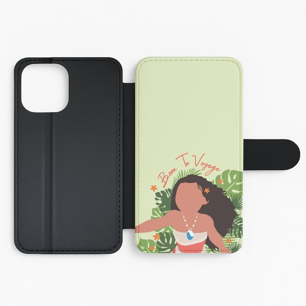 Luxury Appeal Born To Voyage Flip / Wallet Phone Case
