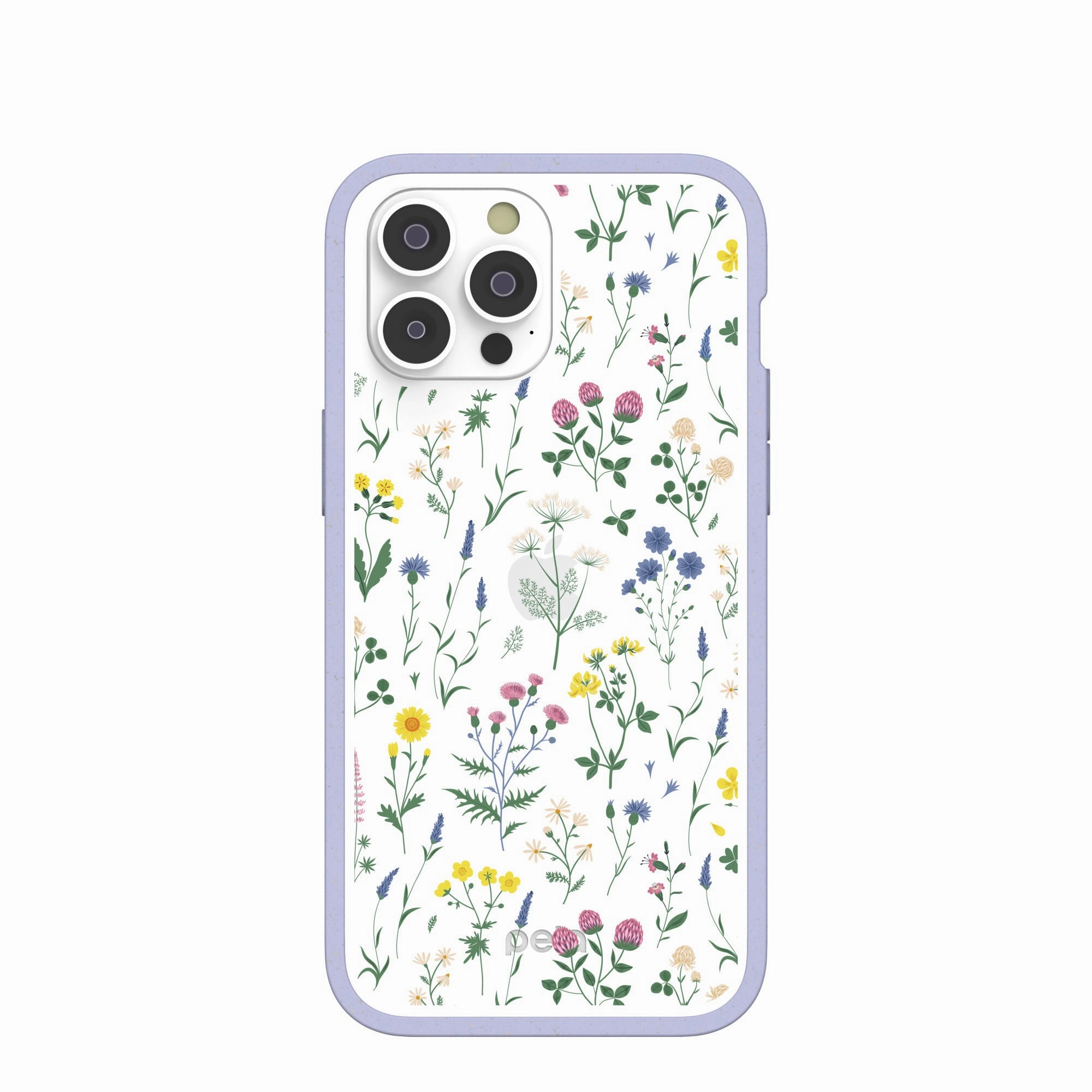 Premium Surface Clear Shadow Blooms iPhone 14 Pro Max Case With Lavender Ridge