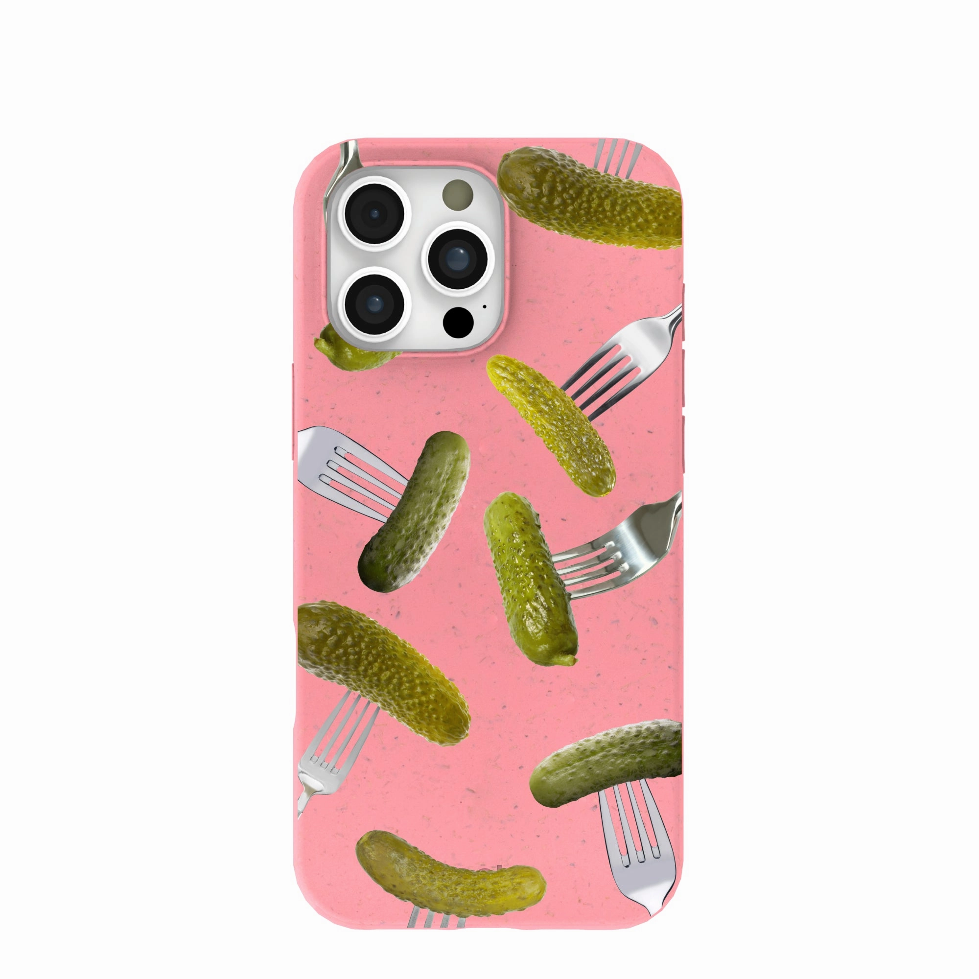 Bubblegum Pink Pickle Party iPhone 16 Pro Max Case Tight Fit