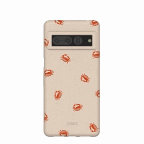 Seashell Lil Crabby Google Pixel 7 Pro Case Raised Bezels Fashion Design