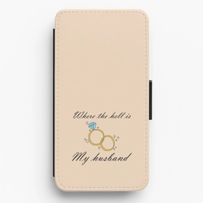 Wireless Compatible Vivid Design Texture WTHIMH Cartoon Rings Flip / Wallet Phone Case