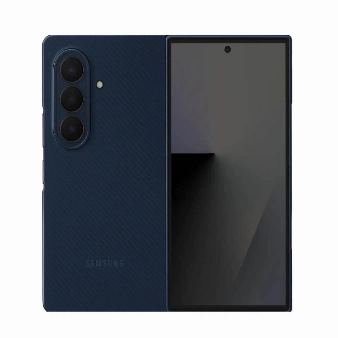 Dark Stone Luxe Carbon Fiber Case Compact Design