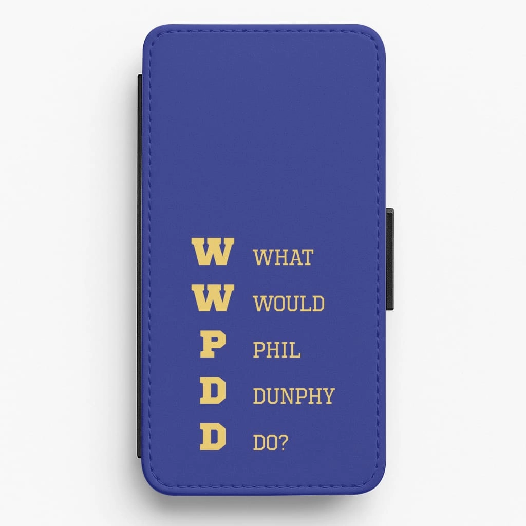What Would Phil Do? Flip / Wallet Phone Case Vivid Surface Detail
