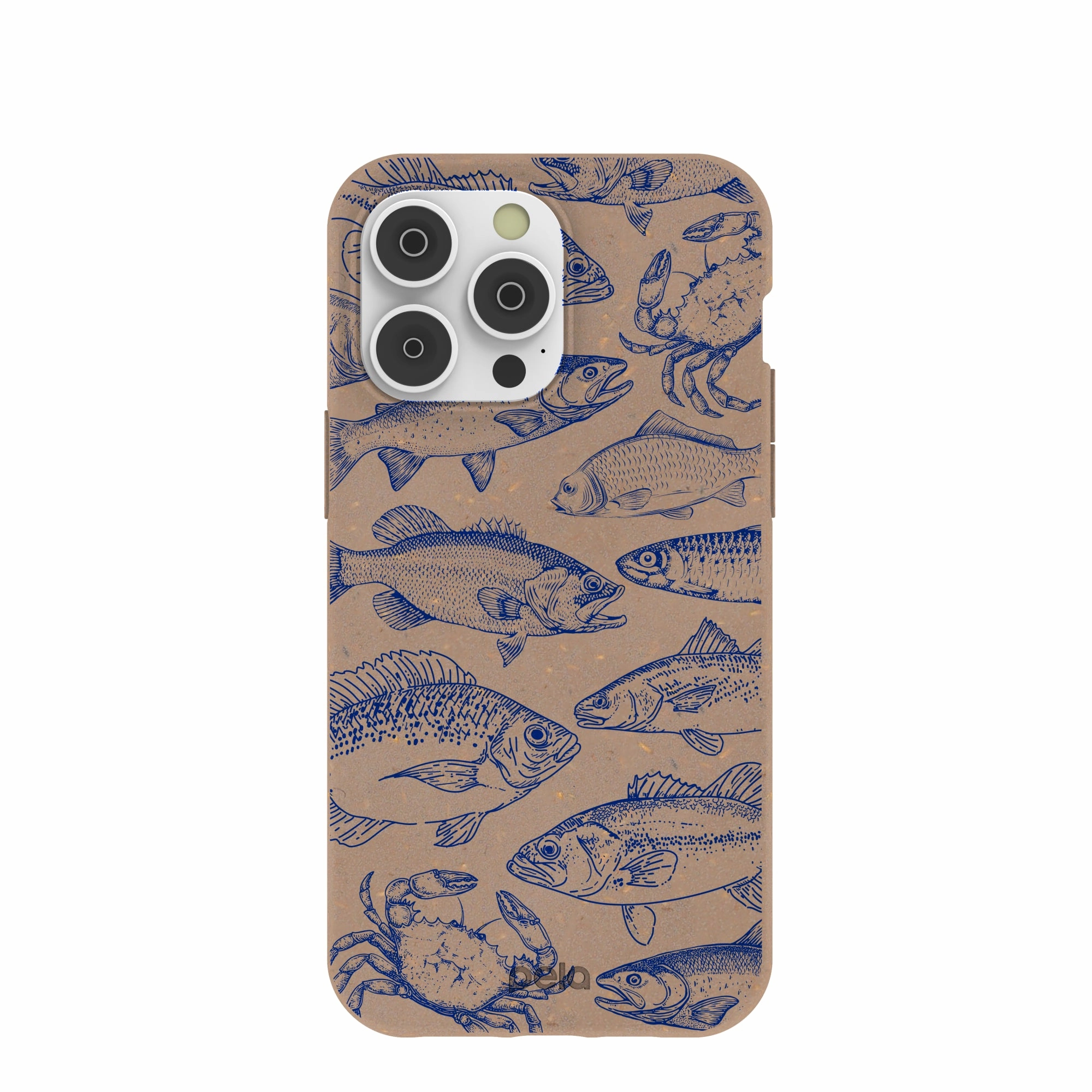 Chocolate Brown Vintage Catch iPhone 14 Pro Max Case Color Finish Scratch Block