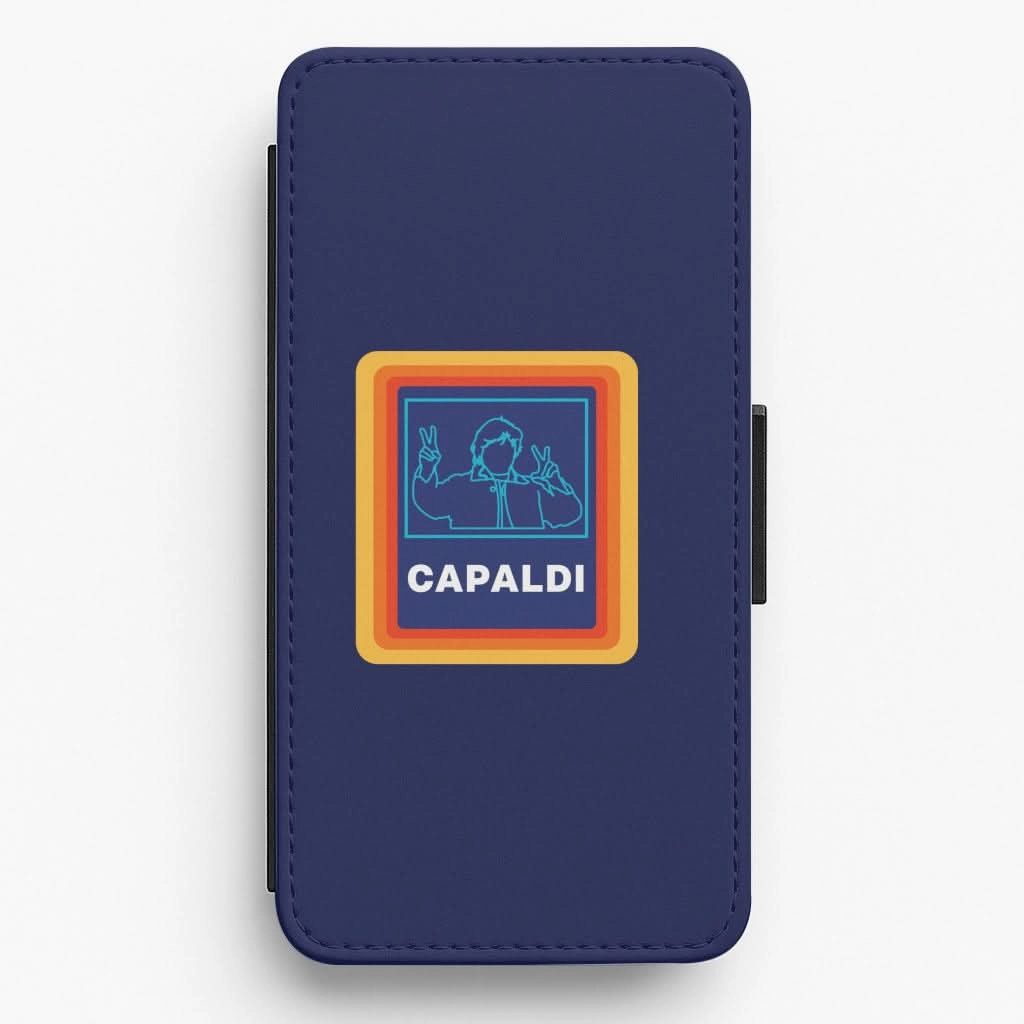 Durable Texture Build Rugged Pattern Design Capaldi  Flip / Wallet Phone Case