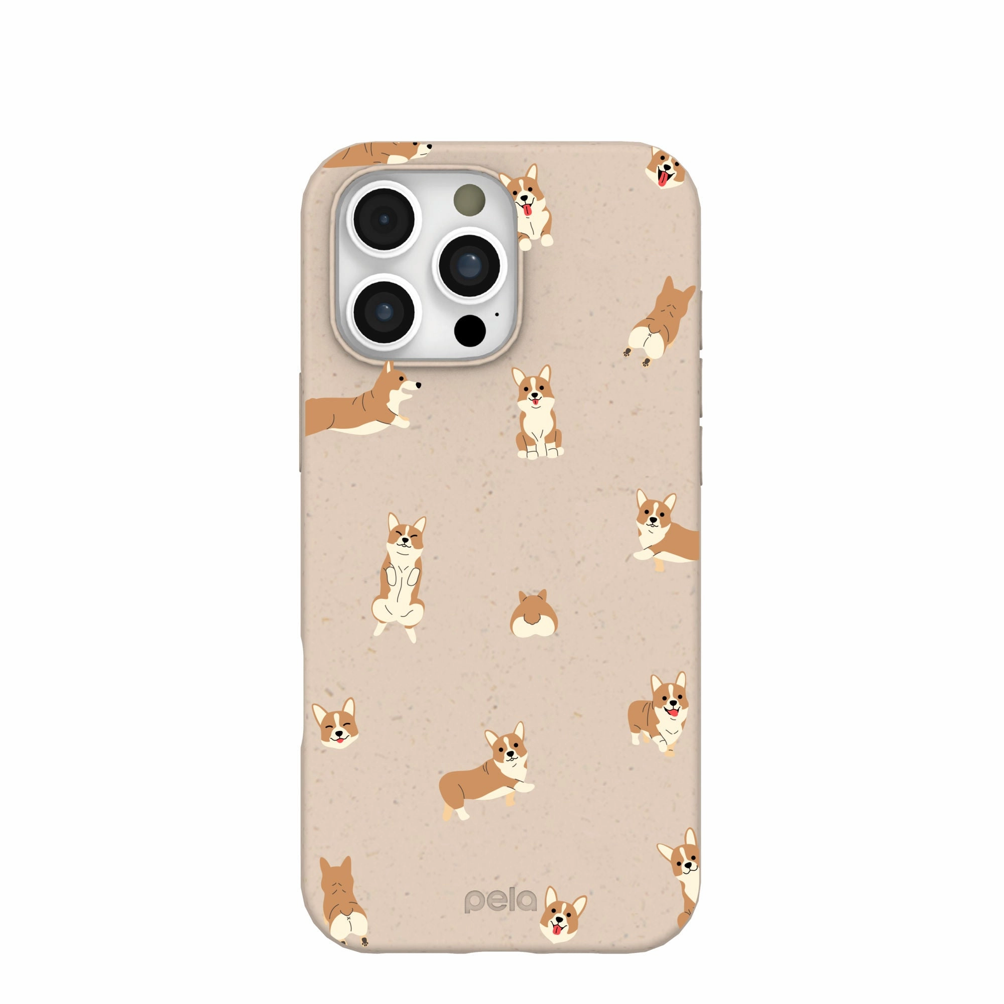 Seashell Corgi Cuties iPhone 16 Pro Max Case Comfort Padding