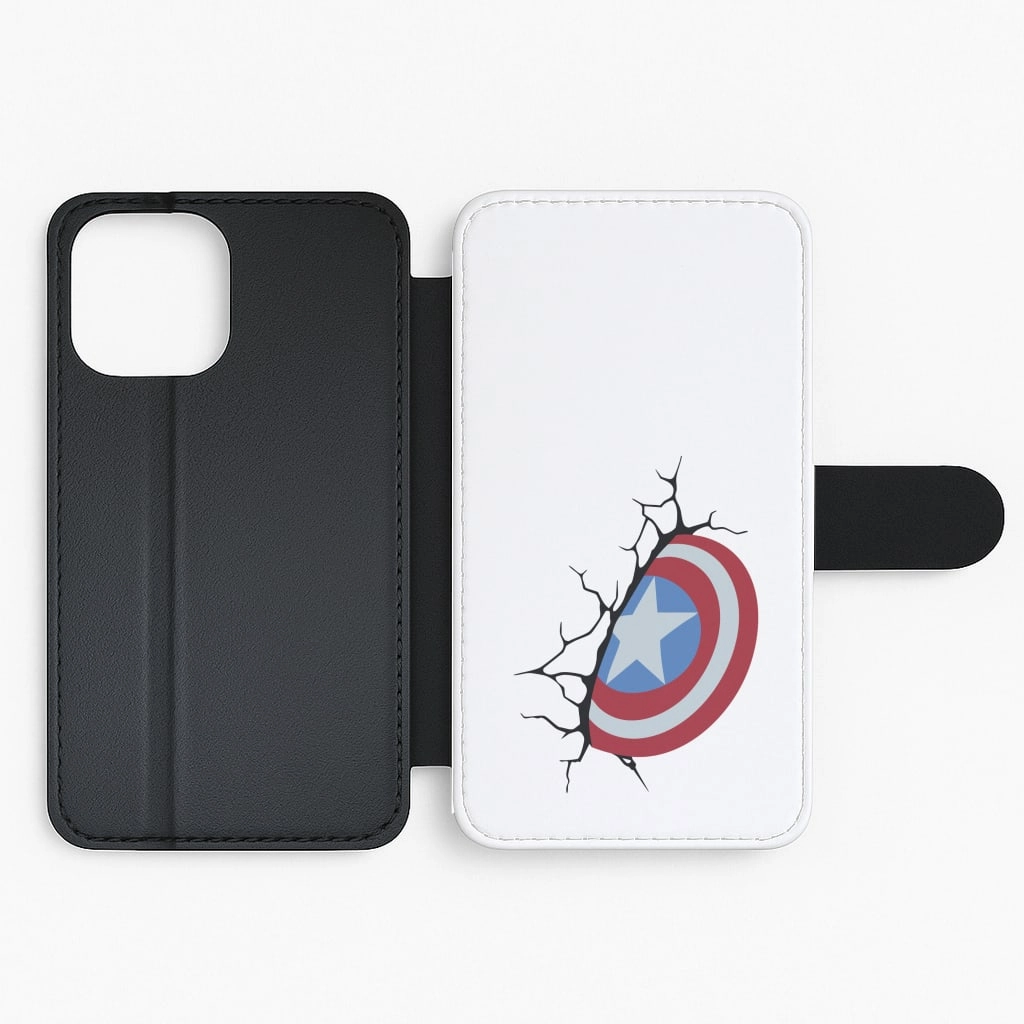 Shield Break Flip / Wallet Phone Case Hybrid Edge Slim Look