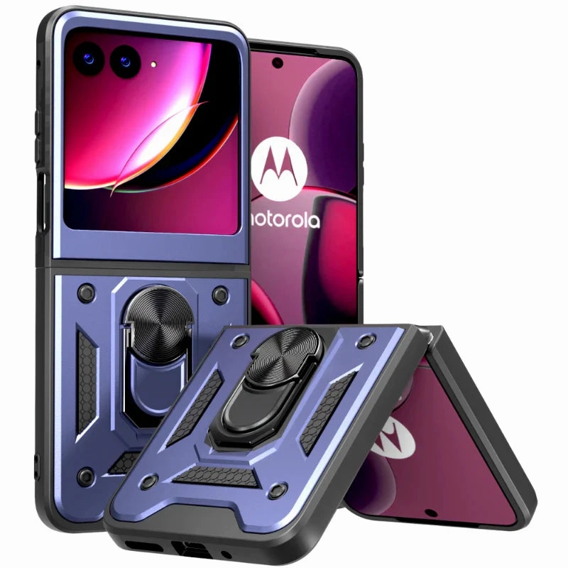 Motorola Razr Plus 2023/Razr 40 Ultra Armor Case with Removable Camera Shutter Lightweight Build Quality