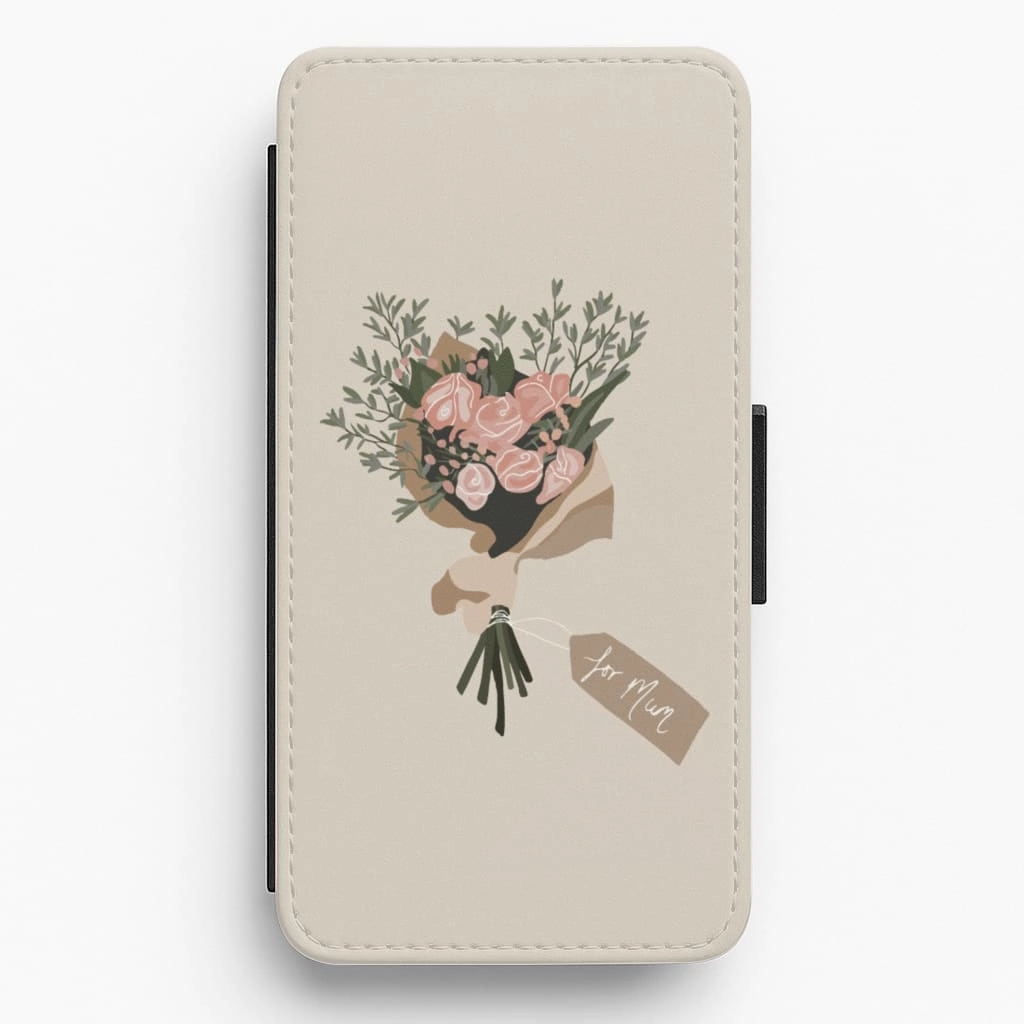 Mum Bouquet - Mother's Day Flip / Wallet Phone Case Outdoor Use Outdoor Design