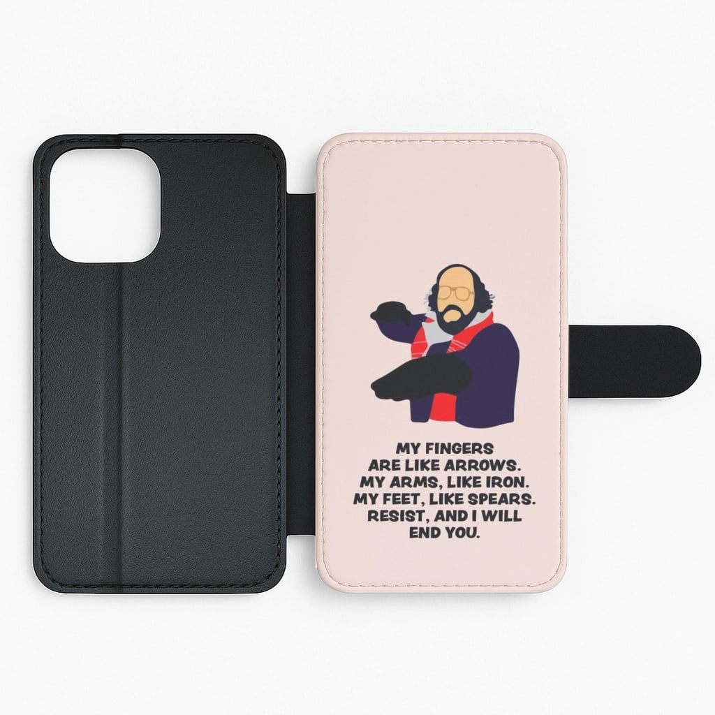 Murray Quote Flip / Wallet Phone Case Luxury Layer Texture Stylish Touch