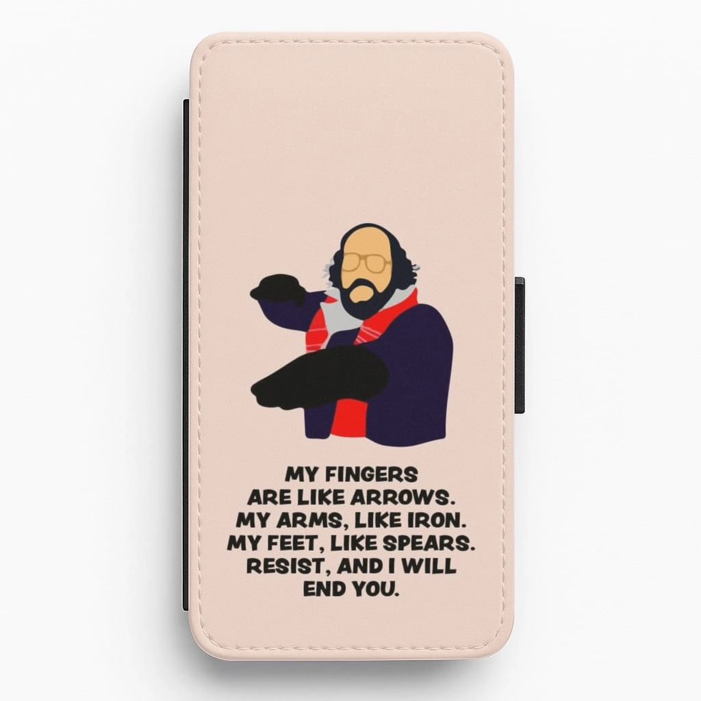Elegant Finish Murray Quote Flip / Wallet Phone Case