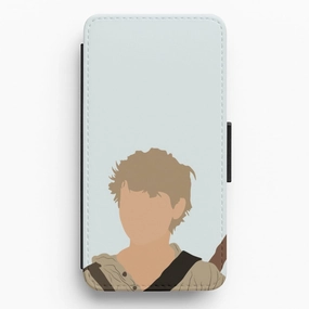 Gloss Touch Creative Pattern Newt Cartoon 2 - Maze Runner Flip / Wallet Phone Case