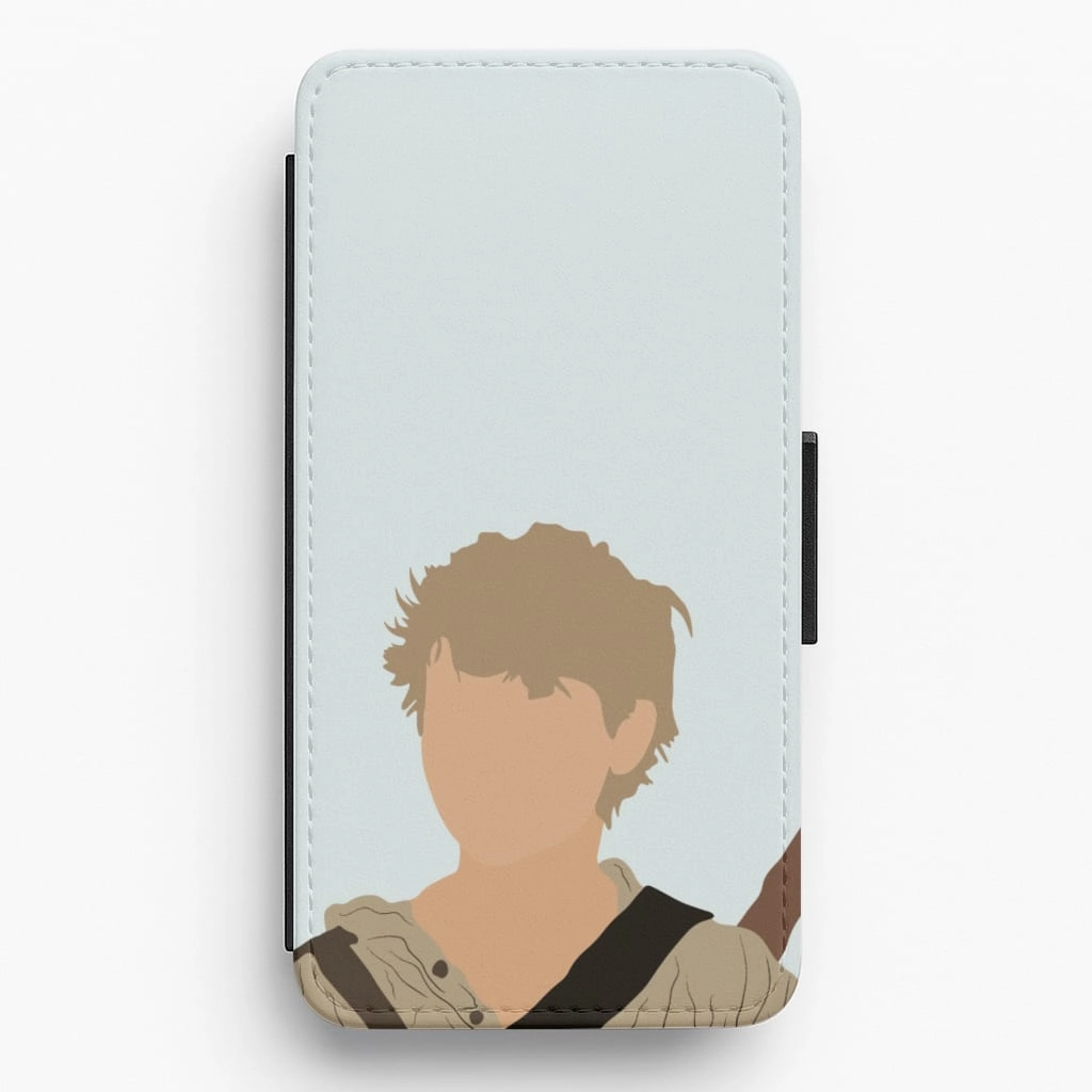 Gloss Touch Creative Pattern Newt Cartoon 2 - Maze Runner Flip / Wallet Phone Case