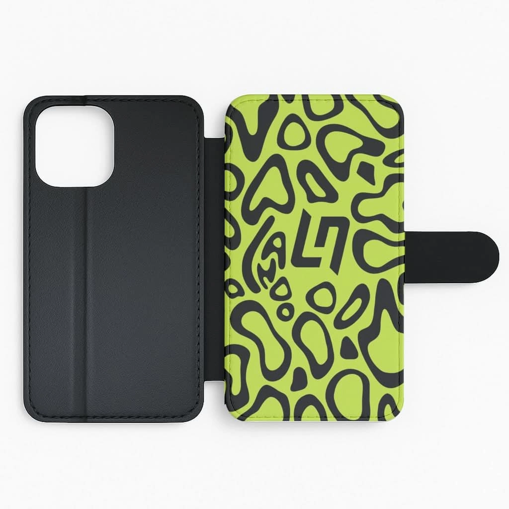 Norris Helmet Pattern Flip / Wallet Phone Case Impact Guard