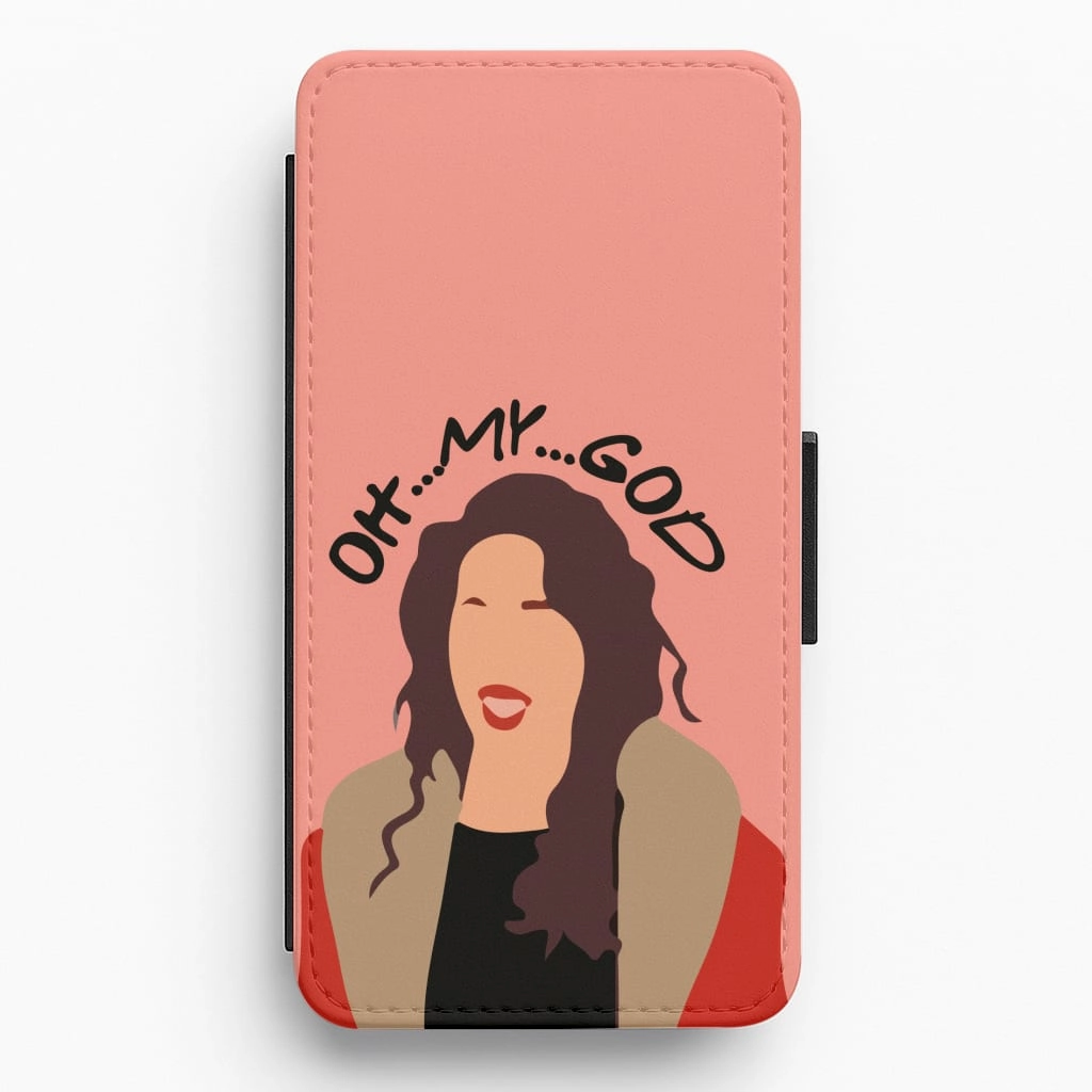 Oh My God - Friends  Flip / Wallet Phone Case Matte Look Rugged Edge