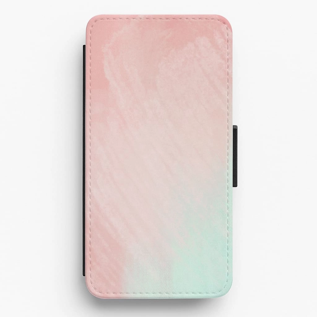 Pink Pastel Vibes Flip / Wallet Phone Case slim fit Lightweight Shell