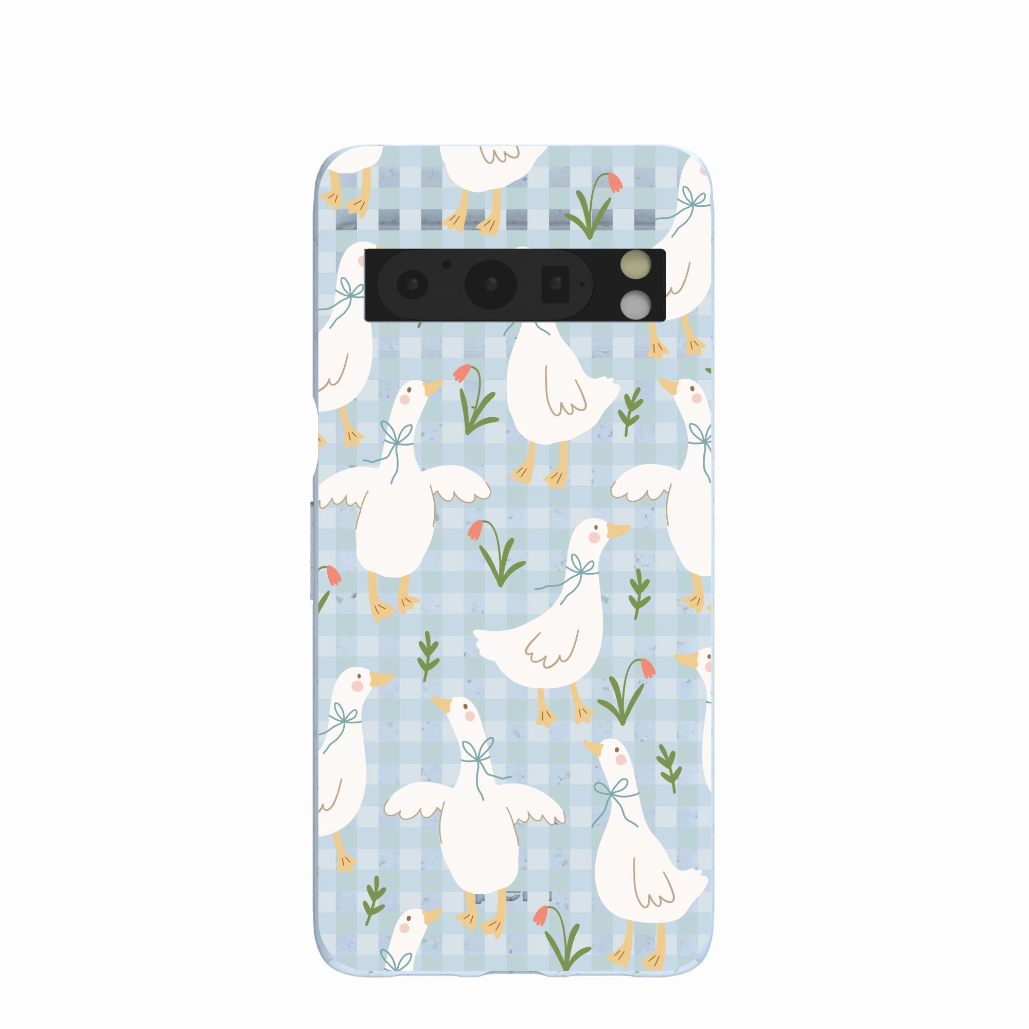 Refined Pattern Powder Blue Blooming Quackers Google Pixel 8 Pro Case