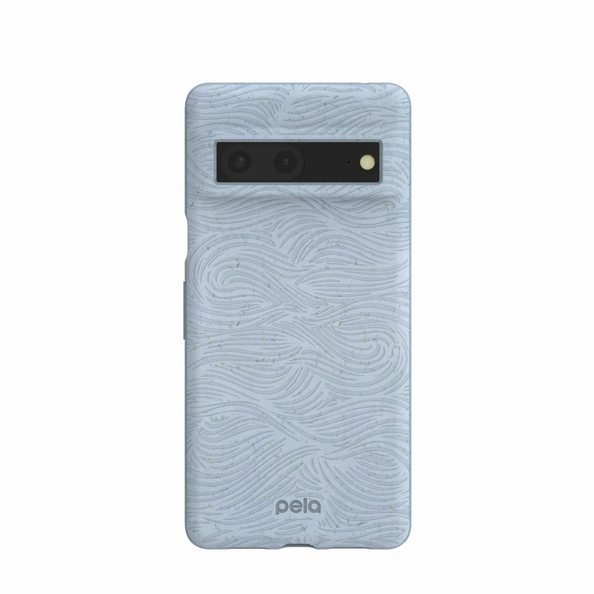 Stylish Cover Powder Blue Ebb and Flow Google Pixel 7 Pro Case