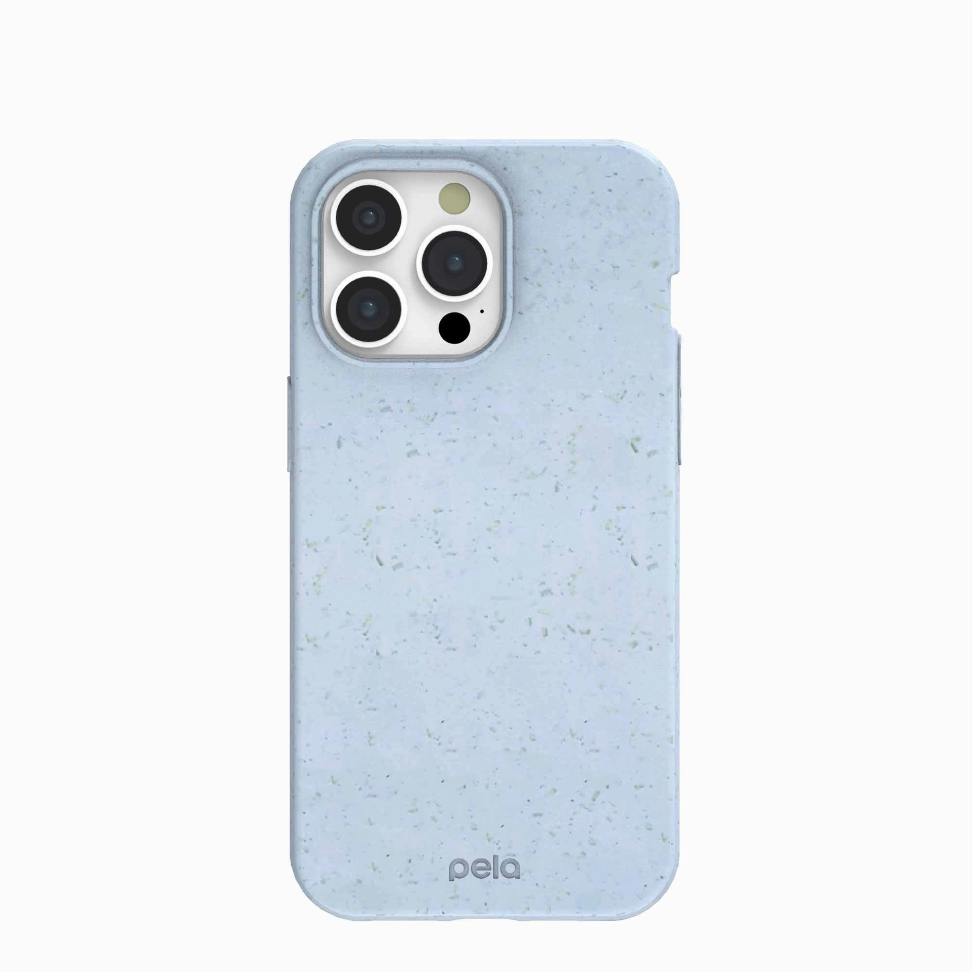 Durable touch Powder Blue iPhone 15 Pro Max Case
