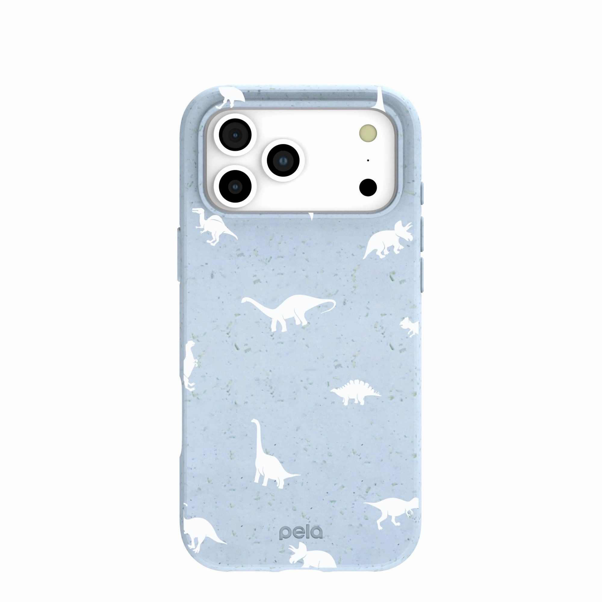 Powder Blue Lil Dinos iPhone 17 Pro Max Case Enhanced Durability