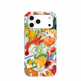 Matte Feel Texture Powder Blue Mediterranean Summers iPhone 17 Pro Max Case