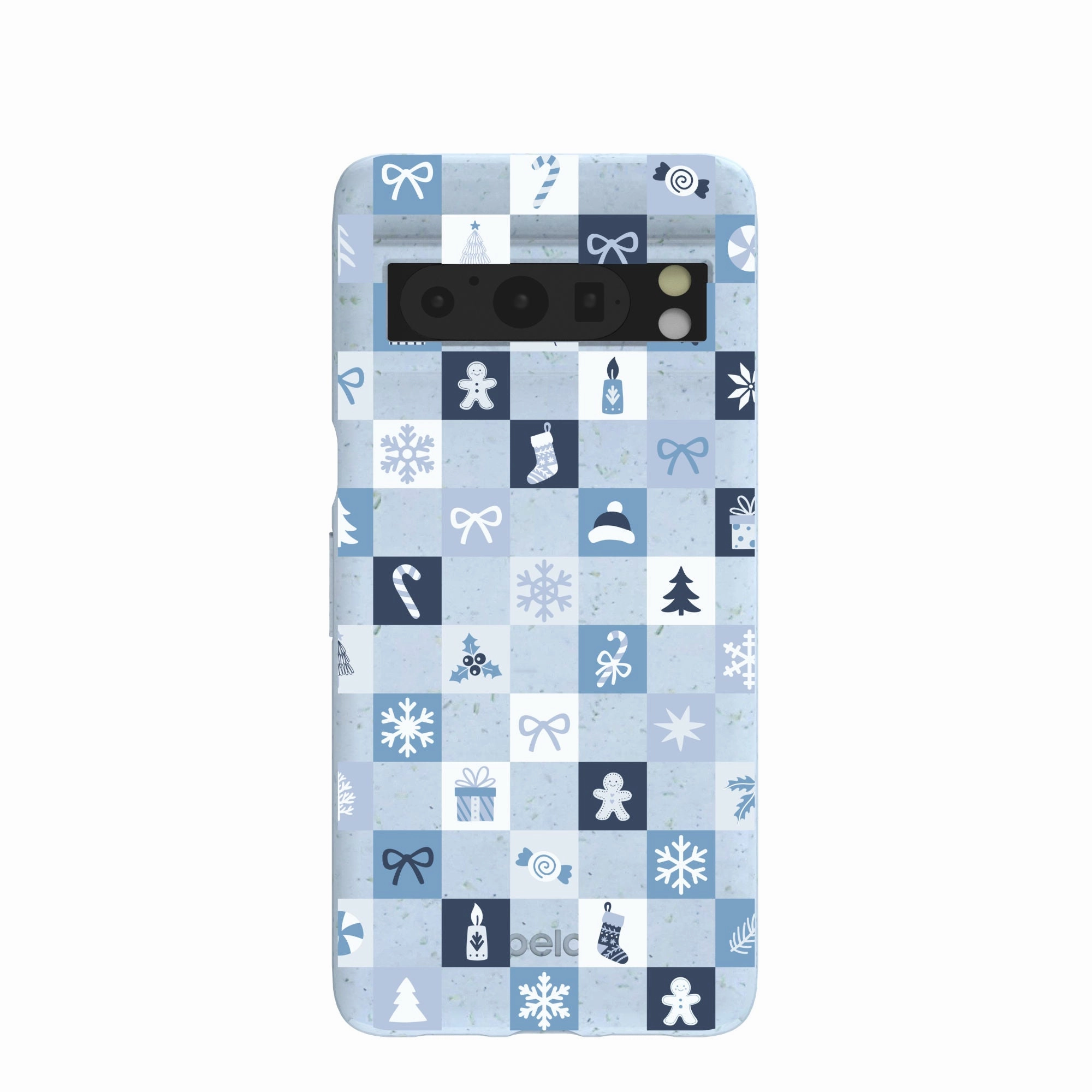 Powder Blue Winter Quilt Google Pixel 8 Pro Case Classic Finish
