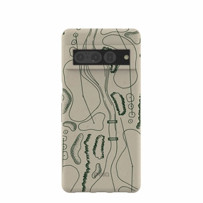 London Fog Golf Course Google Pixel 7 Pro Case Stylish Choice Textured Detail