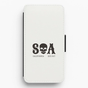 Minimal Surface Frosted surface SOA California Flip / Wallet Phone Case