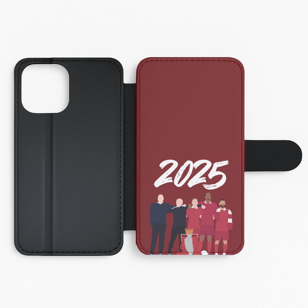 Premier League 2025 Winners Flip / Wallet Phone Case Protective Quality Rugged Detail Layer